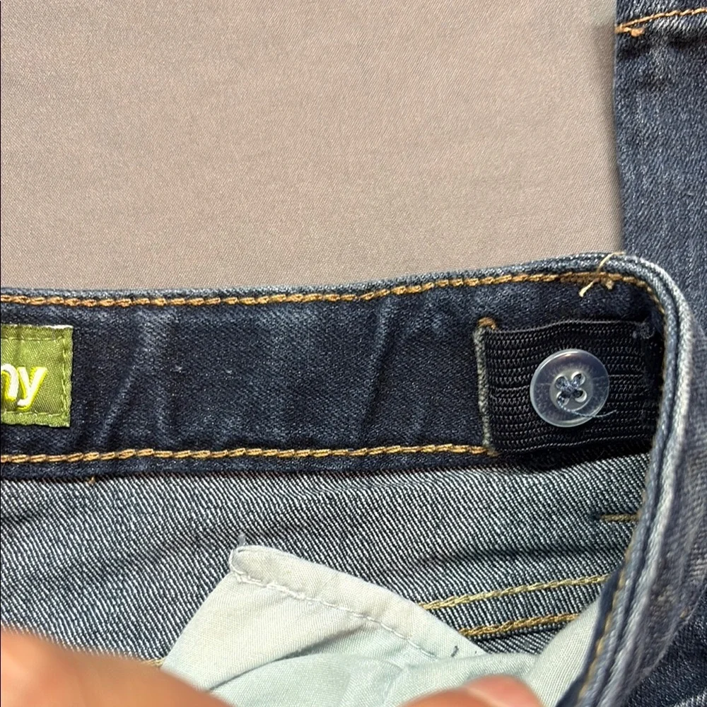 Old Navy Girls'‎ Super Skinny Stretch Adjustable Waist Jeans Dark Wash